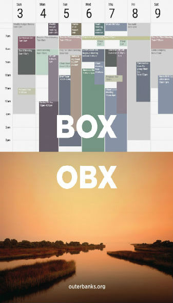 BOX OBX calendar